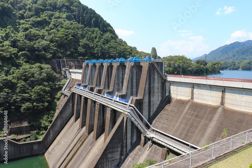 城山ダム（神奈川県相模原市）,shiroyama dam,sagmaihara city,kanagawa pref,japan photo