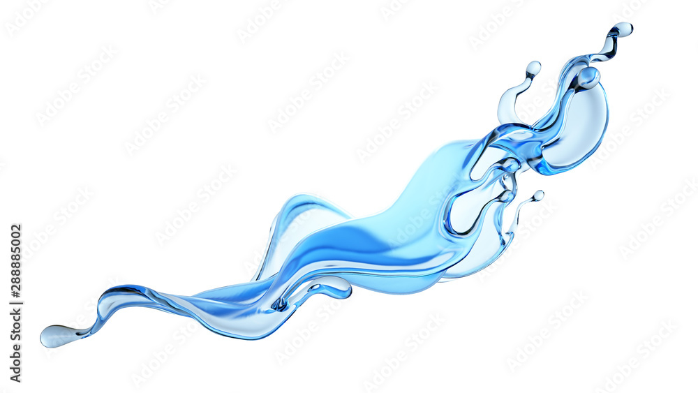 Splash fluid. 3d illustration, 3d rendering. Splash fluid. 3d illustration, 3d rendering.