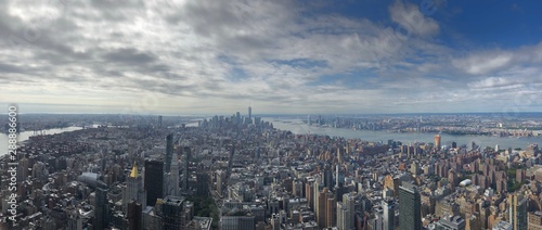 Panoramic view of new york.