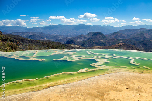 Canvas Print Hierve el Agua, Oaxaca, Mexico