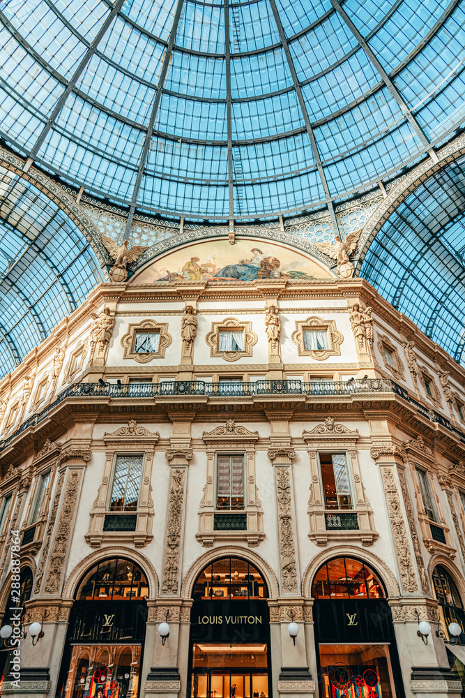 MILAN, ITALY - MAY 30, 2019: Louis Vuitton Store in galleria Vittorio  Emanuele, the oldest shopping mall and major landmark in Italy visited by  touris Stock Photo - Alamy