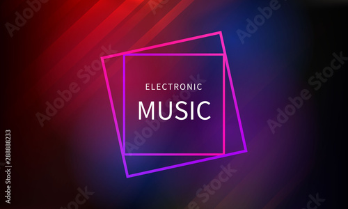 Abstract Music background with dark theme