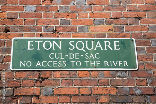 Eton Square Street Sign, Windsor © kevers