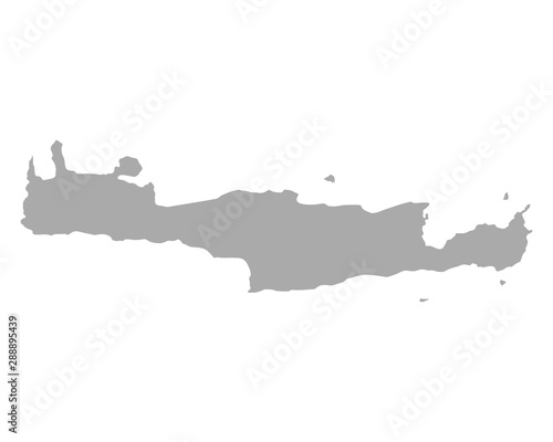 Karte von Kreta photo