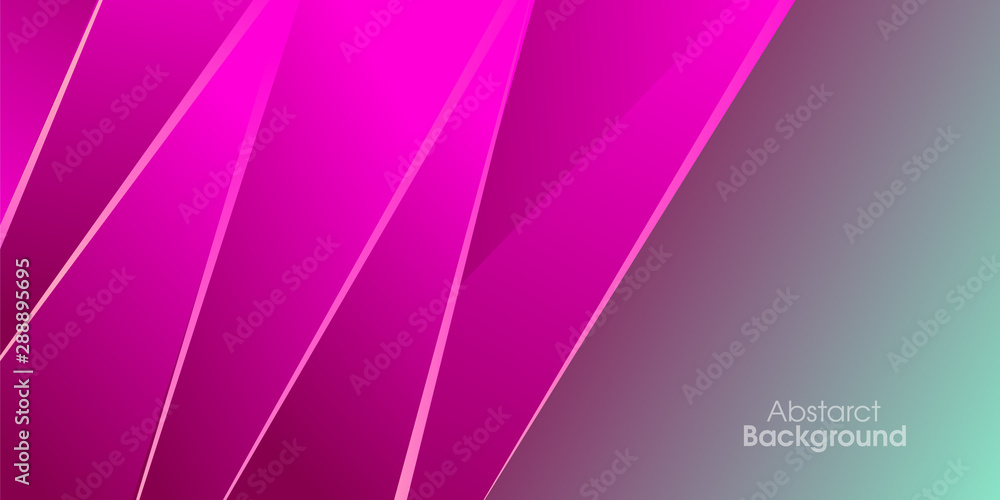 Fototapeta premium Modern polygonal banner background design