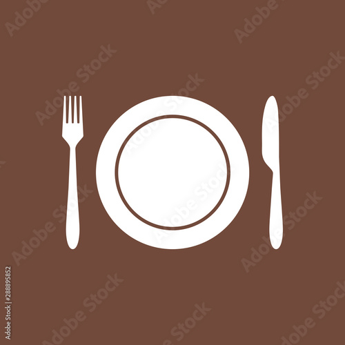 Besteck und Hintergrund