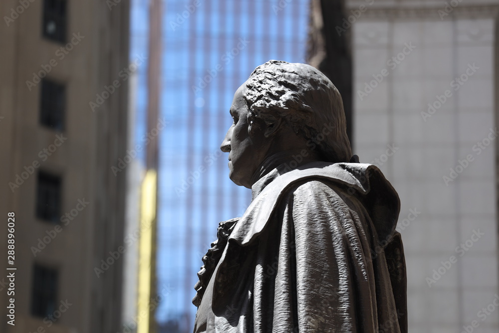 Statue of Georges Washington at Federal Hall