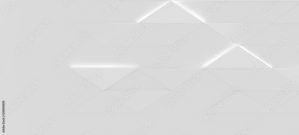 White Futuristic Background With Space For Text (3D Illustration) White Futuristic Background With Space For Text (3D Illustration)
