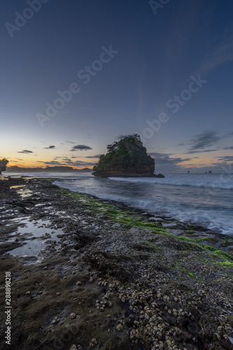 Malang South Beach on Sunrise