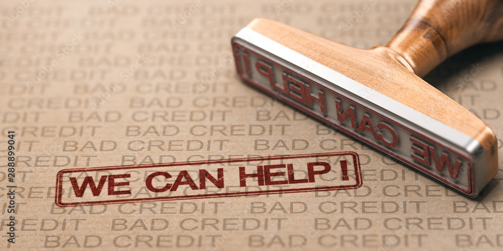 Bad Credit Fix. Debt Solutions Concept. Bad Credit Fix. Debt Solutions Concept.