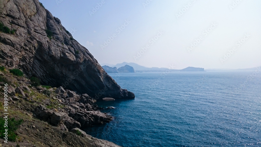 Mountains and sea in Crimea