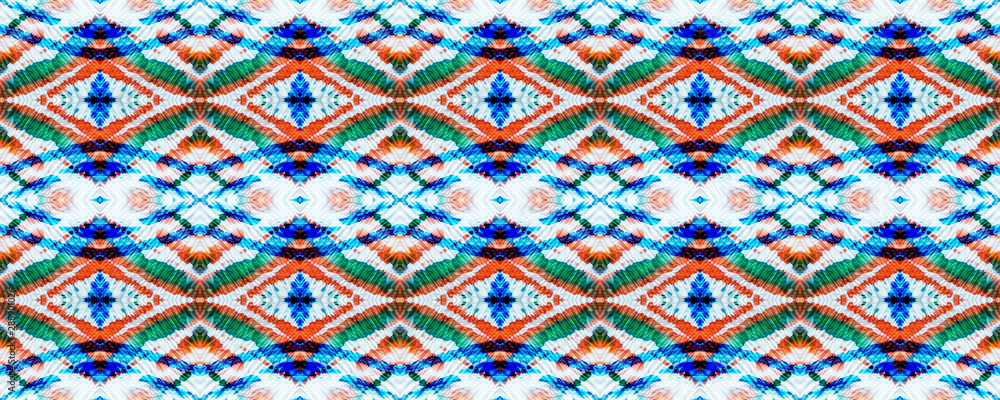 Ikat Seamless Pattern. Ikat Seamless Pattern.
