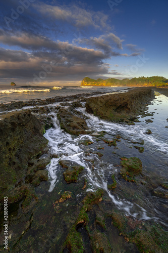 Malang South Beach on Sunrise