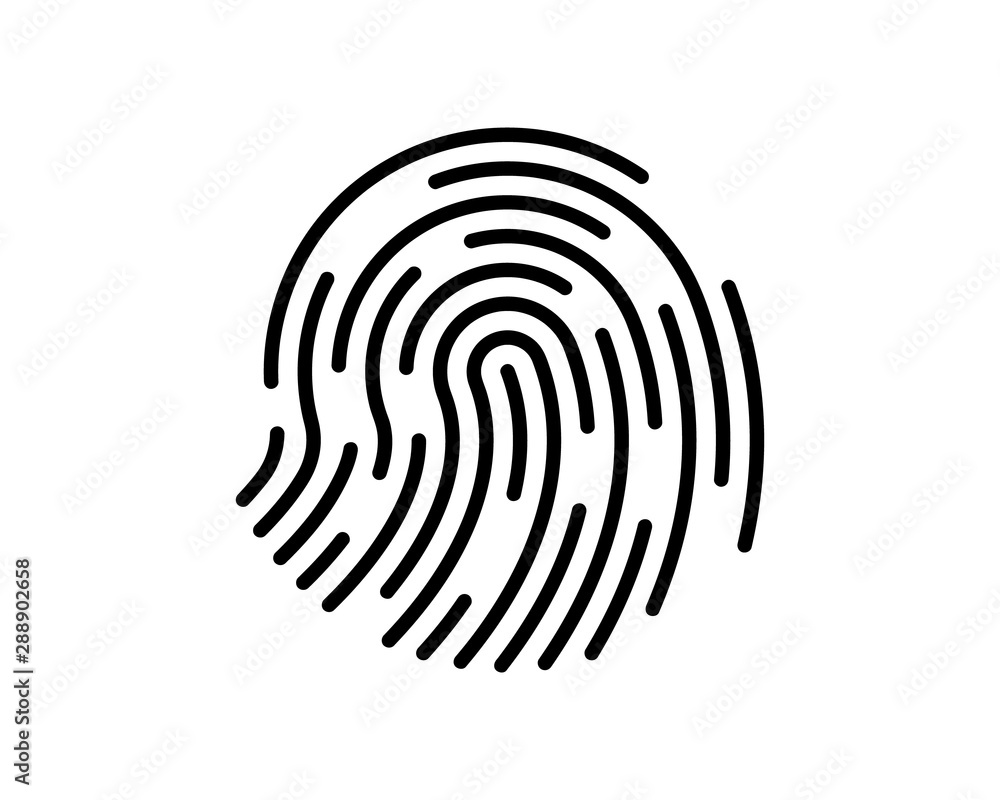 Biometric authorization. Identification Symbol. Fingerprint Scan Icon. Fingerprint types vector set. ID app vector icon. Cyber security Biometric authorization. Identification Symbol. Fingerprint Scan Icon. Fingerprint types vector set. ID app vector icon. Cyber security