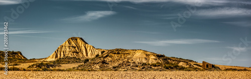 Wüstenlandschaft in der Halbwüste Bardenas Reales in Spanien