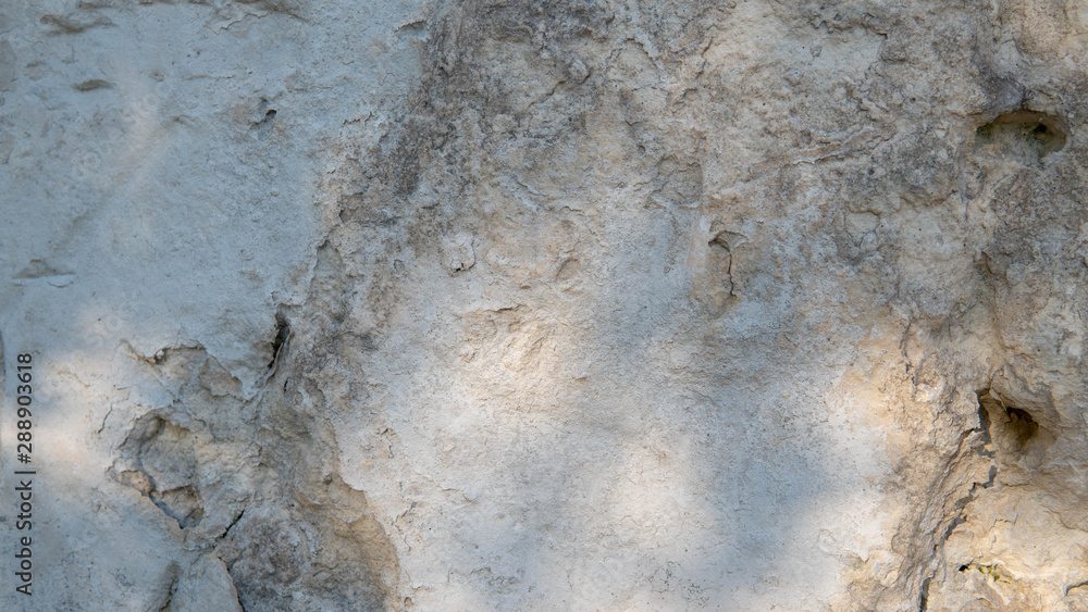 Fototapeta premium the texture of the chalk. The chalk mountain hills of chalk. Chalk mining. Limestone quarry. Open-cast mining