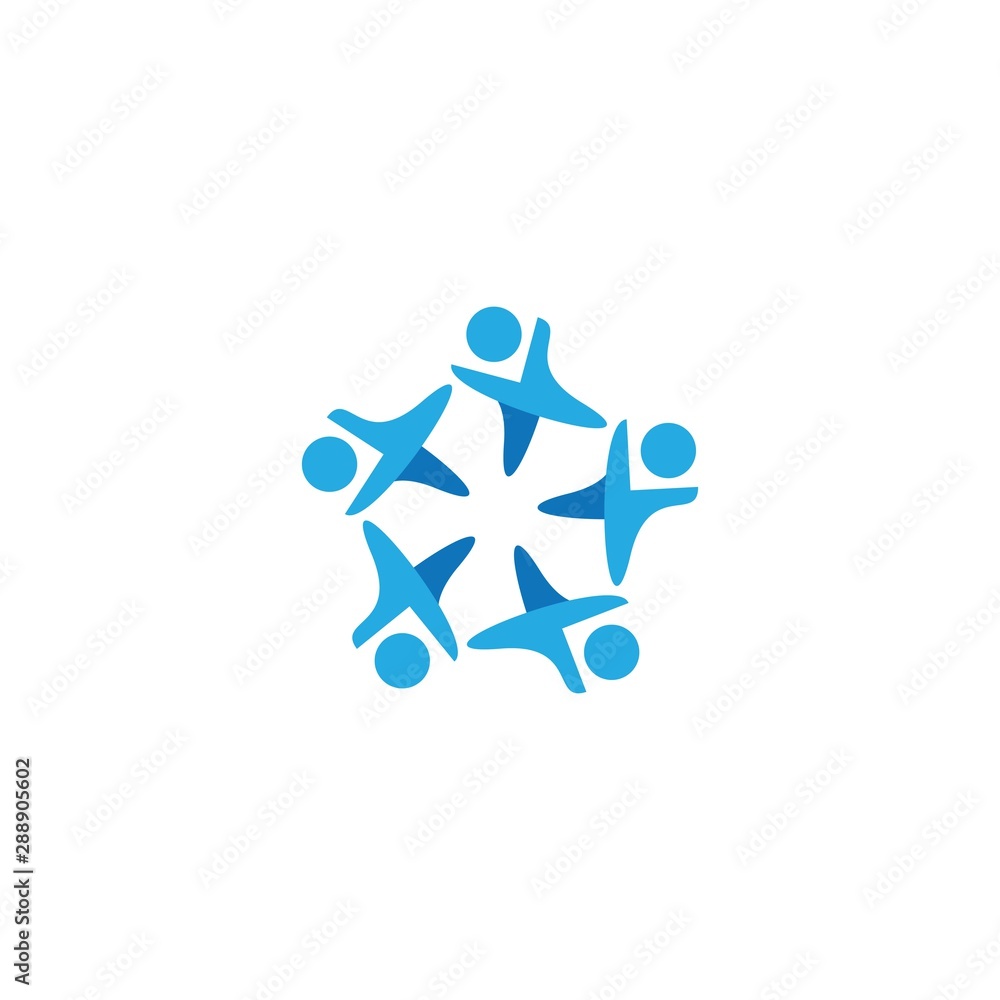 community logo template vector icon design