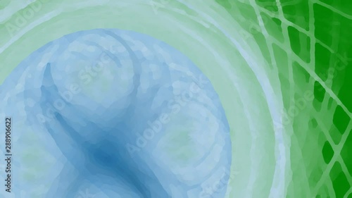 Abstract fractal forms morph and oscillate (Loop)