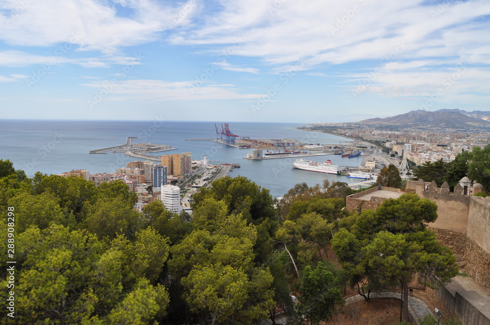 Naklejka premium Malaga - Spagna