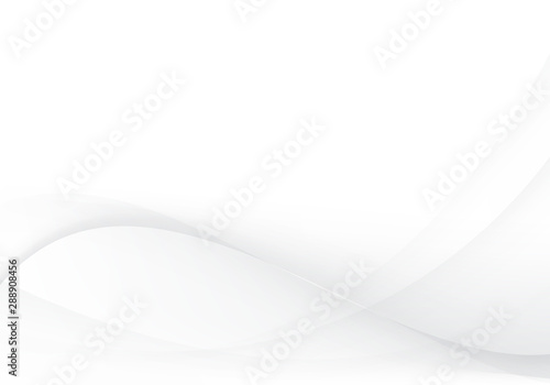 White and gray abstract wave vector image Modern background © A-R-T-I Vector