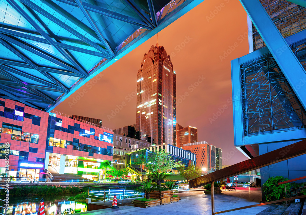 Obraz premium China Ningbo Cityscape