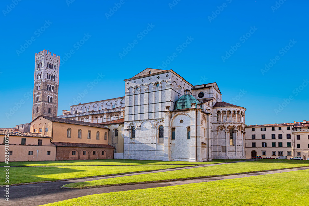 cathedral San Martino in Lucca, Tuscany, Italy