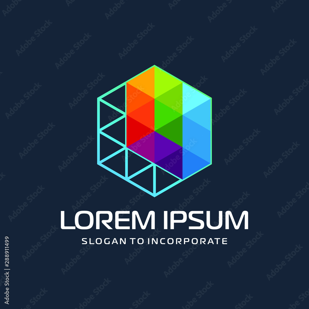 Hexagon letters L digital logo. abstract icon. construction concept - vector Hexagon letters L digital logo. abstract icon. construction concept - vector