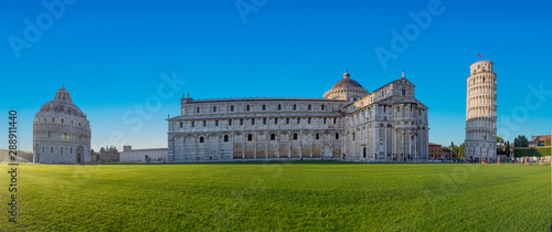 Fotografie, Obraz famous piazza del miracoli in Pisa, Tuscany