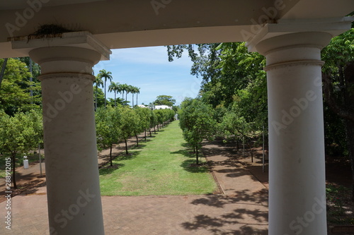 museum am botanischen garten in saint denis auf la reunion insel in frankreich photo