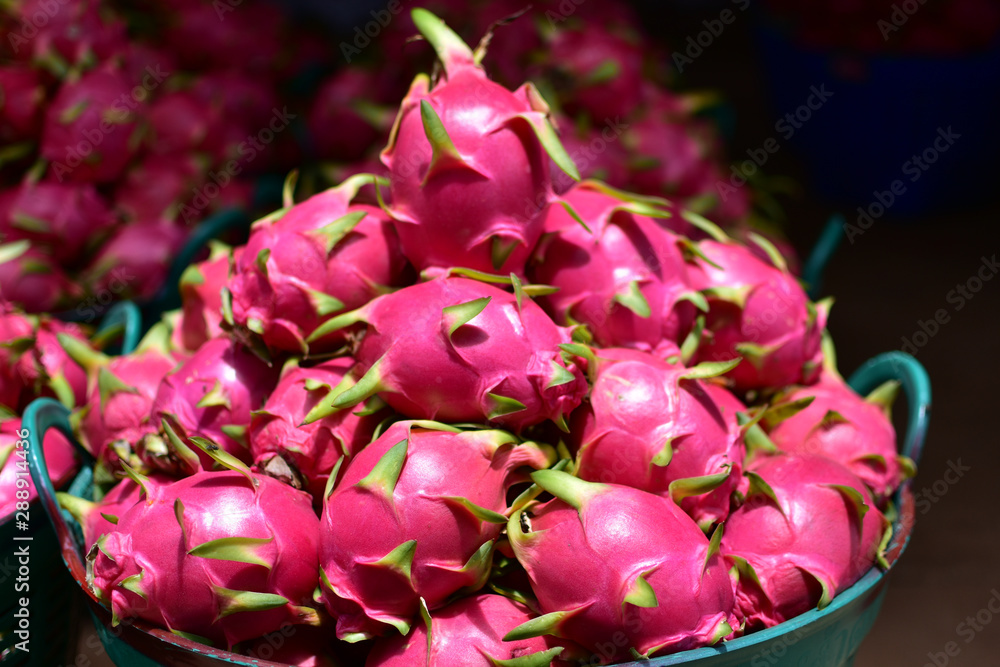 Dragon fruit, hylocereus, Dragon fruit from Thailand country
