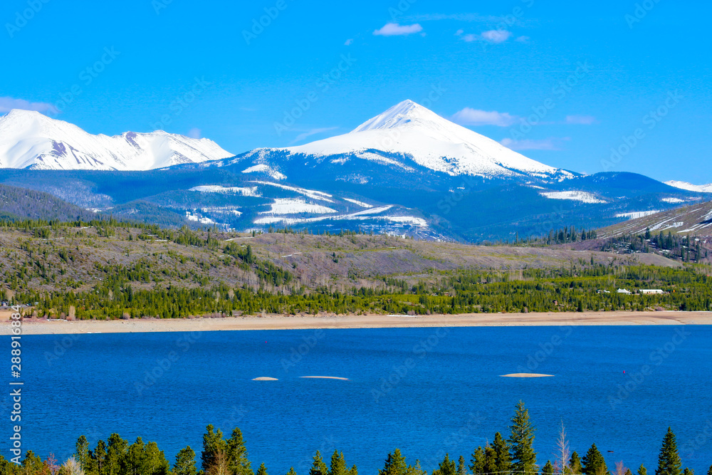 lake in mountains, Colorado 