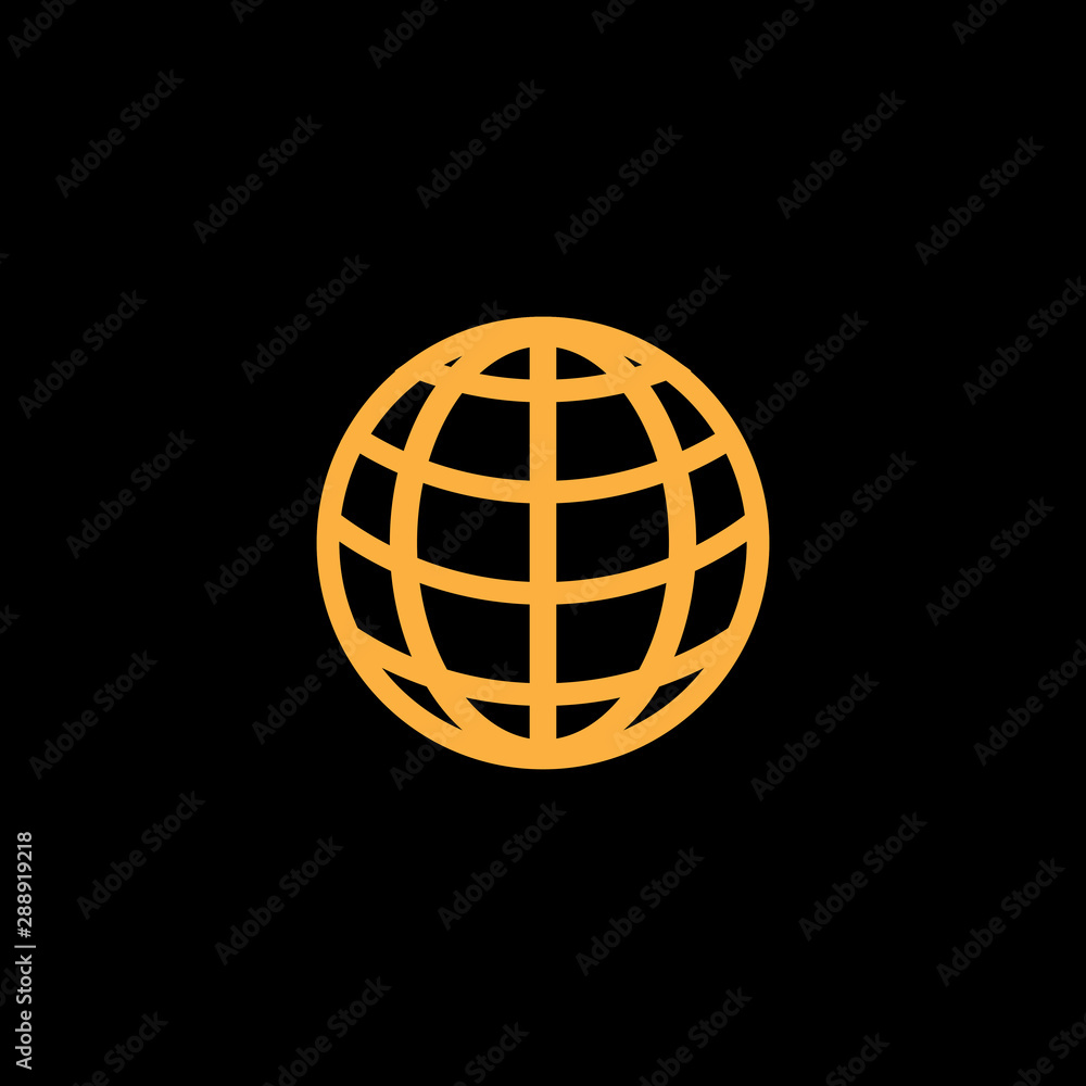 Globe earth logo design vector template Globe earth logo design vector template