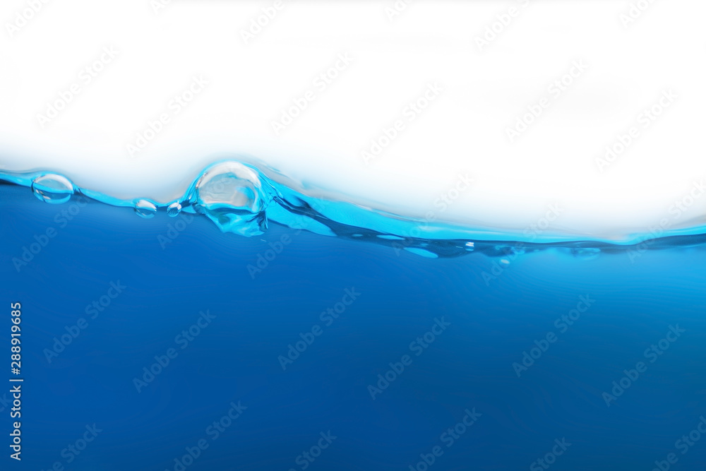 The surface of the water The surface of the water
