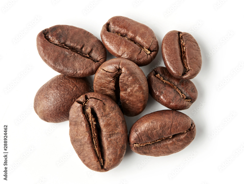 Fototapeta premium Coffee beans stack