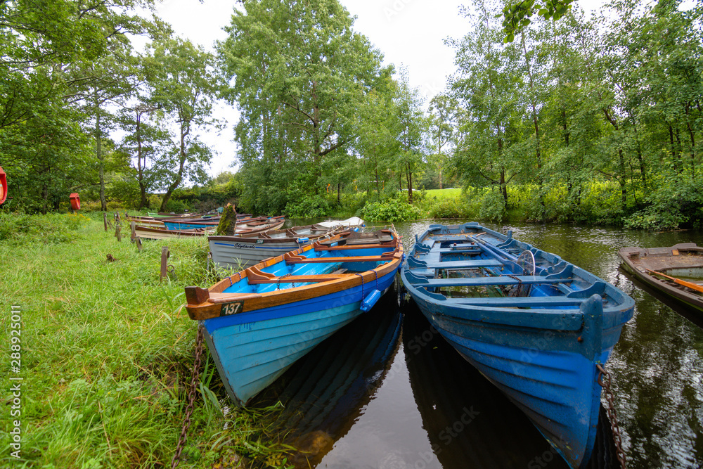 boat on the lake