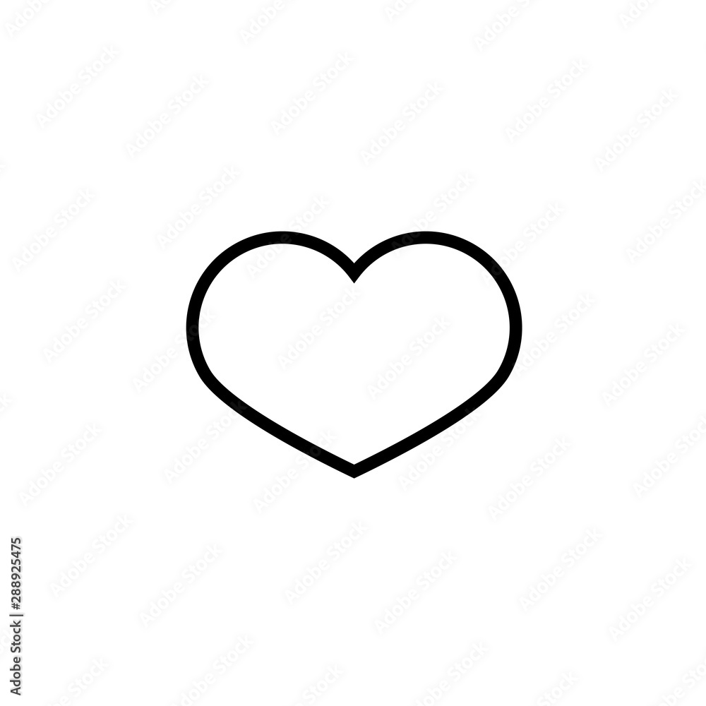 heart icon. heart line icon