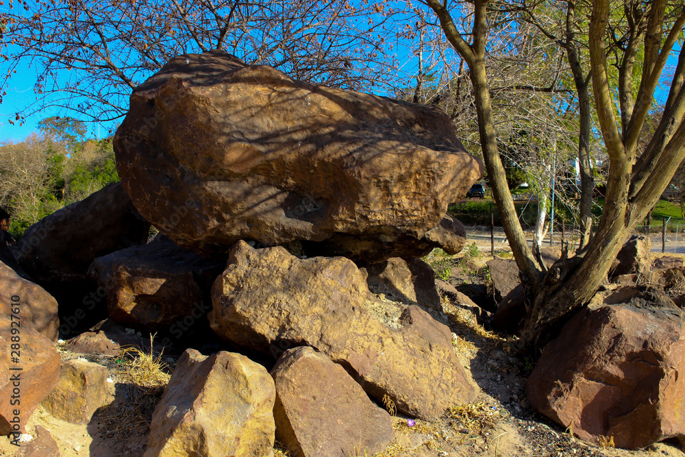 rocks in water
