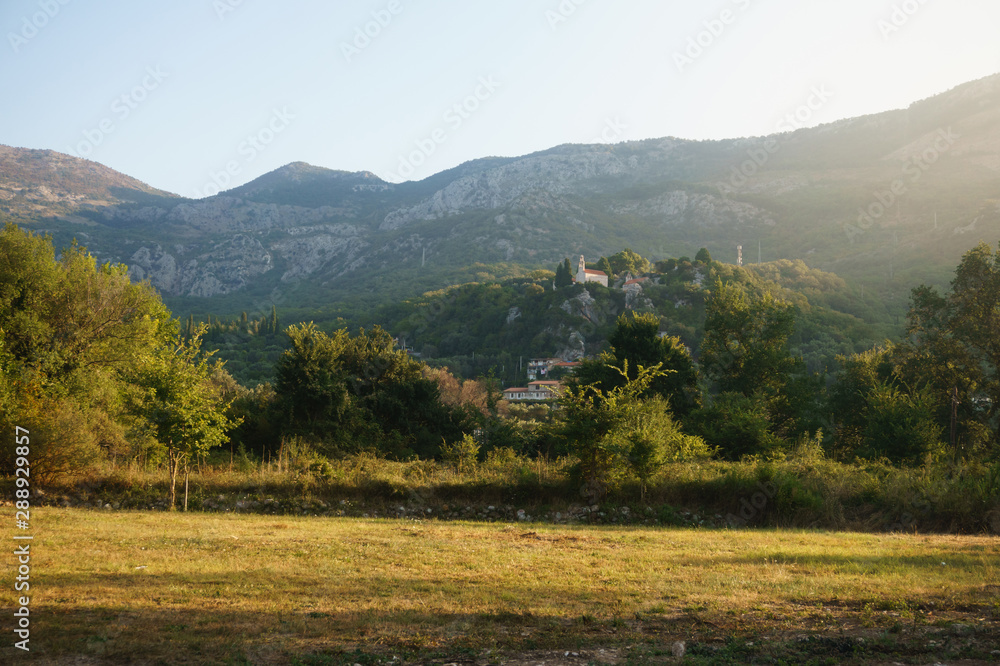 Monastery Gradiste in the mountains near Petrovac, Montenegro