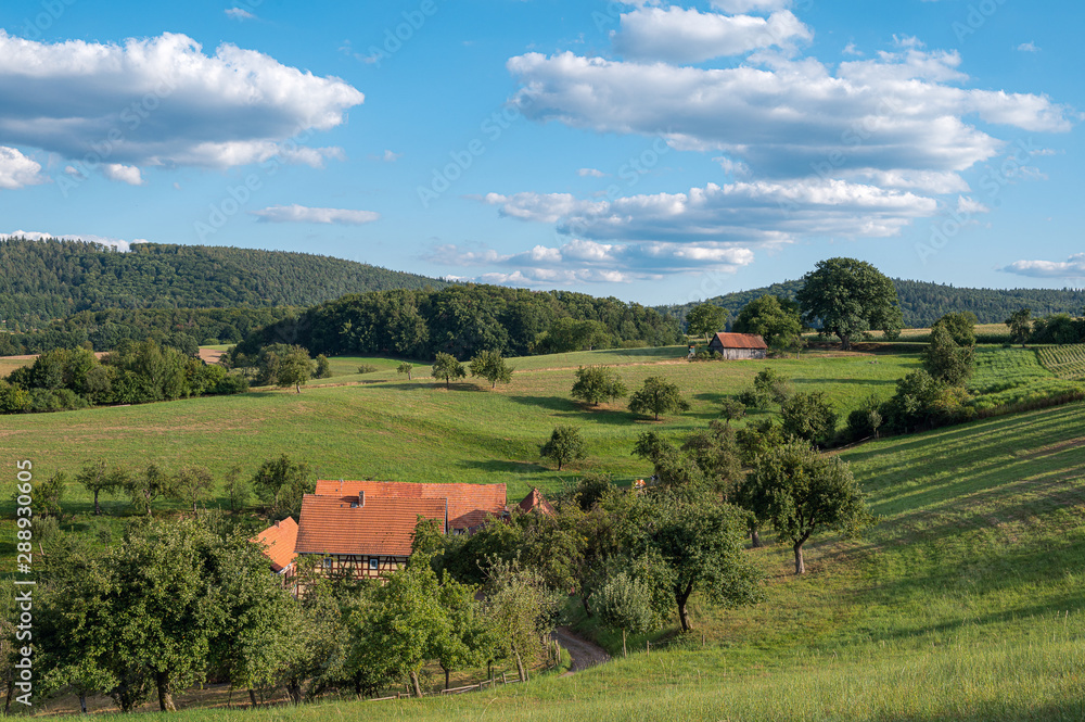 Typische Landschaft im Odenwald