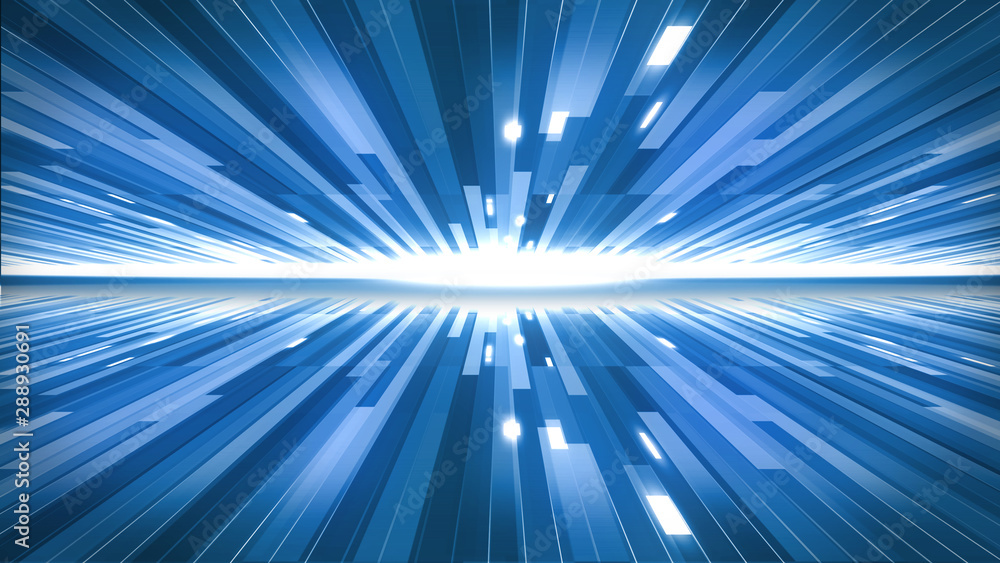 Fototapeta premium The abstract background in blue and white theme.