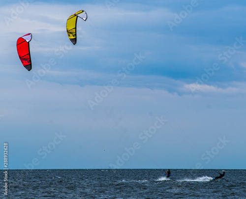Naklejka kitesurfing