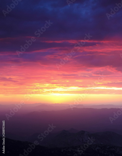 A Sunset from Atop Kitt Peak, Tucson, AZ, USA