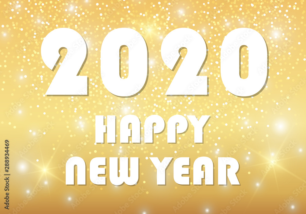 Happy New Year background with 2020 Happy New Year background with 2020