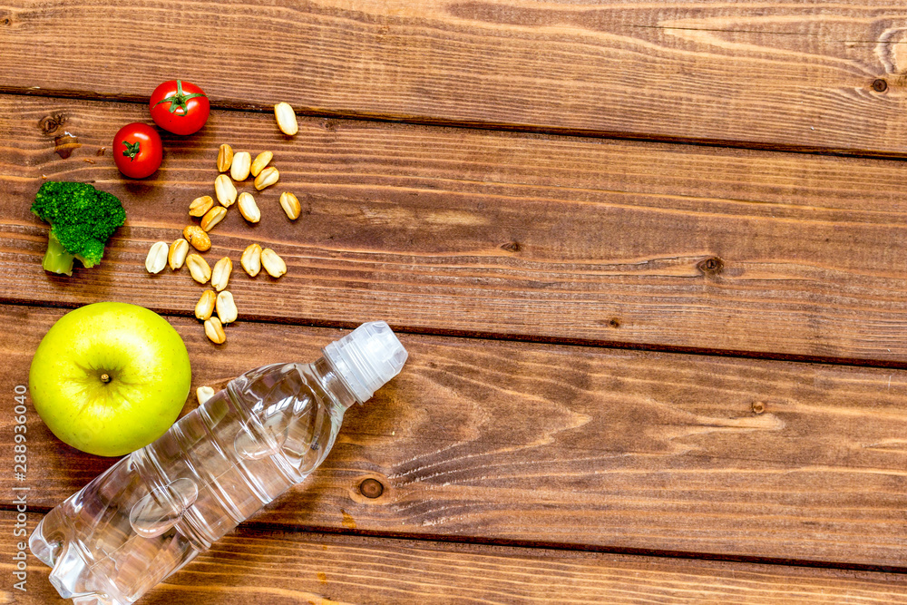 ingredients for children's lunch on wooden background top view ingredients for children's lunch on wooden background top view