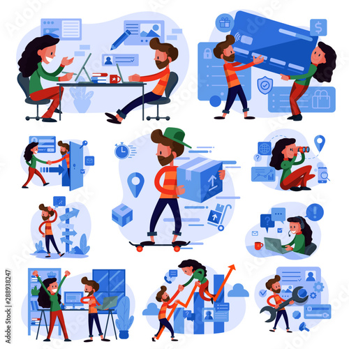 Collections Of Illustrations Great For Websites Landingpages Banners Homepages
