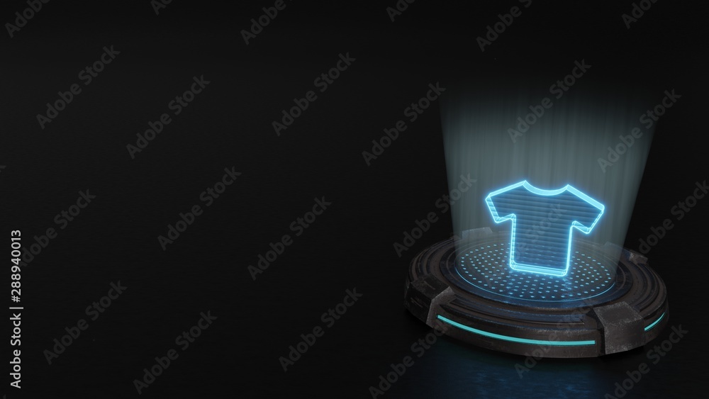 3d hologram top t shirt
