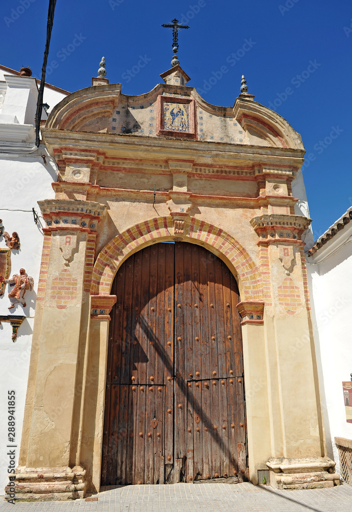 Convento de Santa Clara en Constantina, un pintoresco pueblo de la provincia de Sevilla Andalucía España