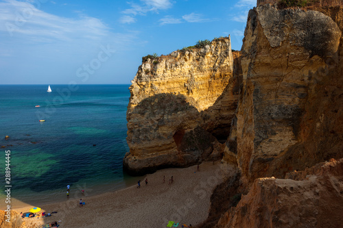 cliffs of Algarve Portugal 