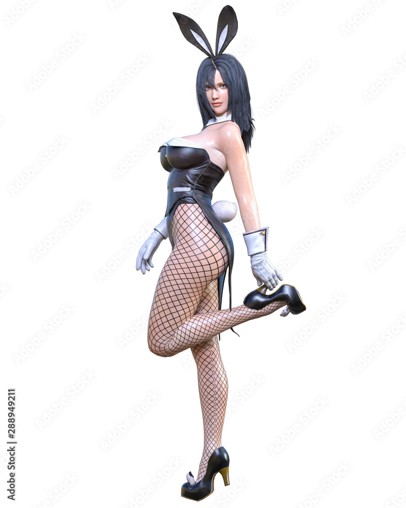 3D comics cosplay anime bunny girl. 3D comics cosplay anime bunny girl.