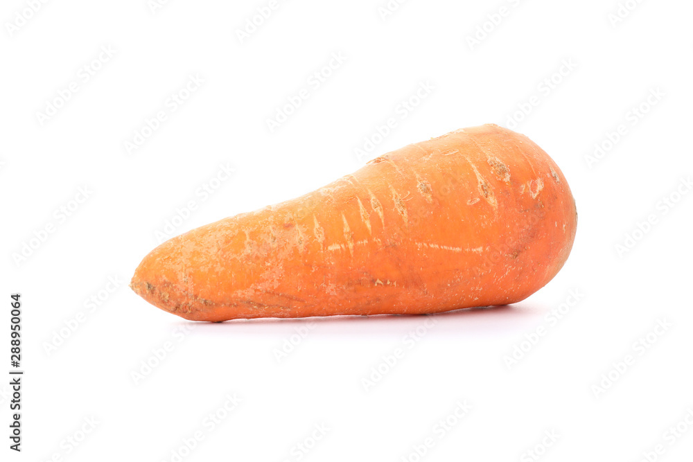 Tasty carrot isolated on white background. Harvest Tasty carrot isolated on white background. Harvest
